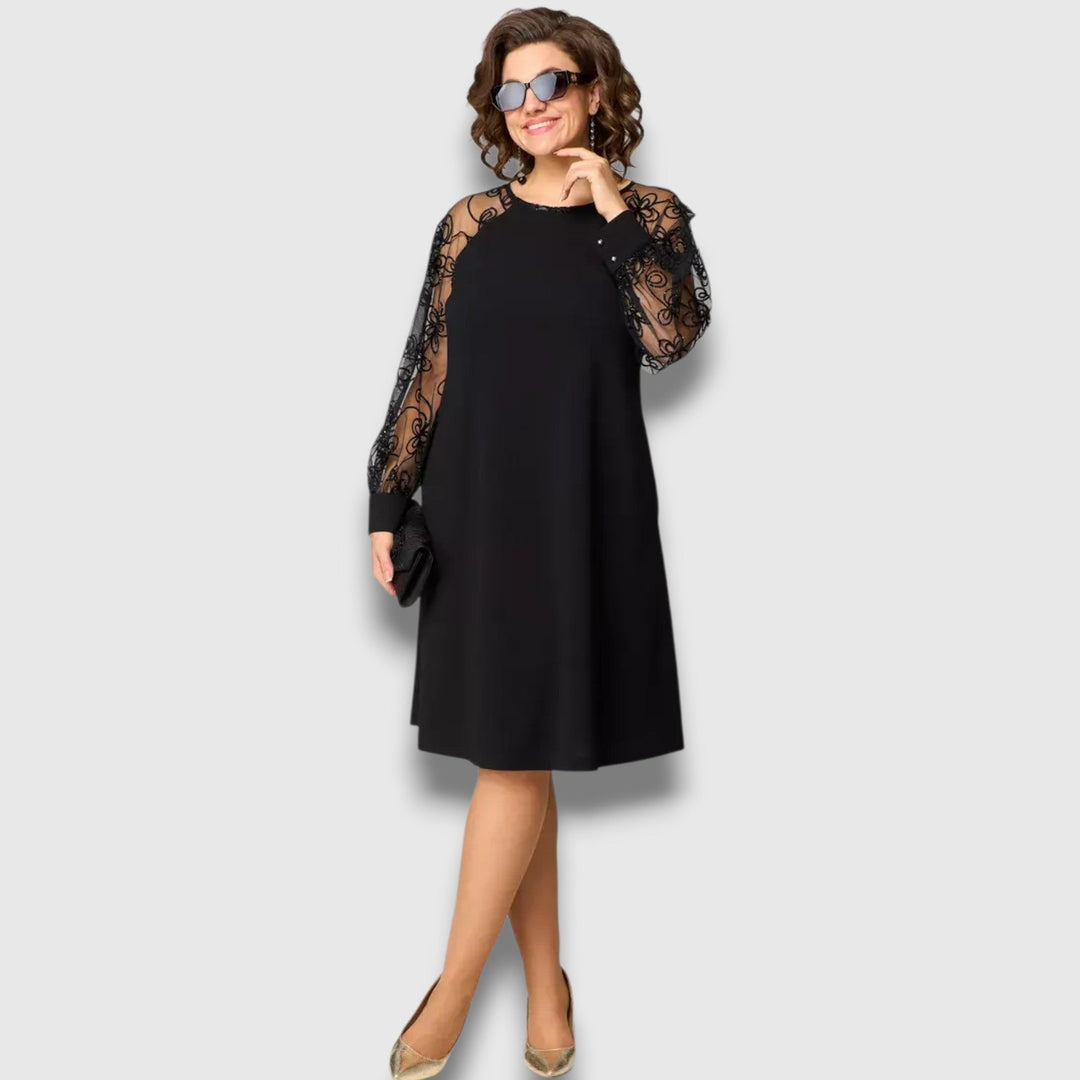 Regina | Κλασικό midi φόρεμα για ειδικές περιστάσεις