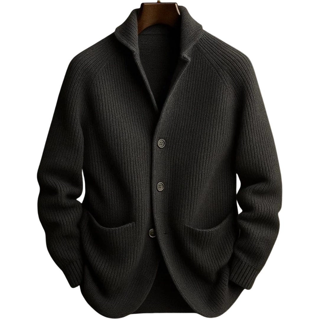 Στέφανος | Ανδρική μάλλινη και πολυτελής ζακέτα