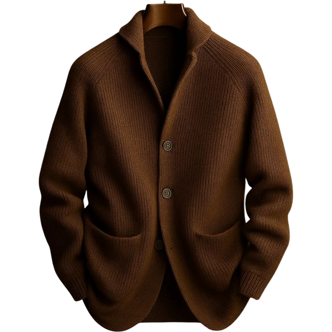 Στέφανος | Ανδρική μάλλινη και πολυτελής ζακέτα