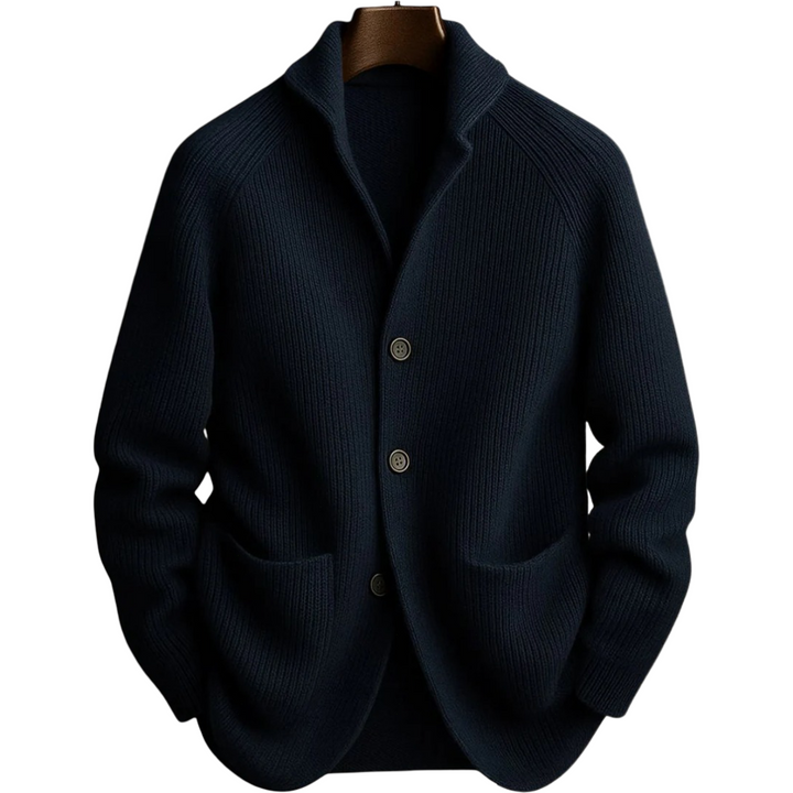 Στέφανος | Ανδρική μάλλινη και πολυτελής ζακέτα