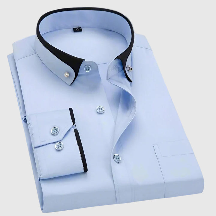 Γιώργος | Κλασικό μπαμβακερό πουκάμισο με μακριά μανίκια