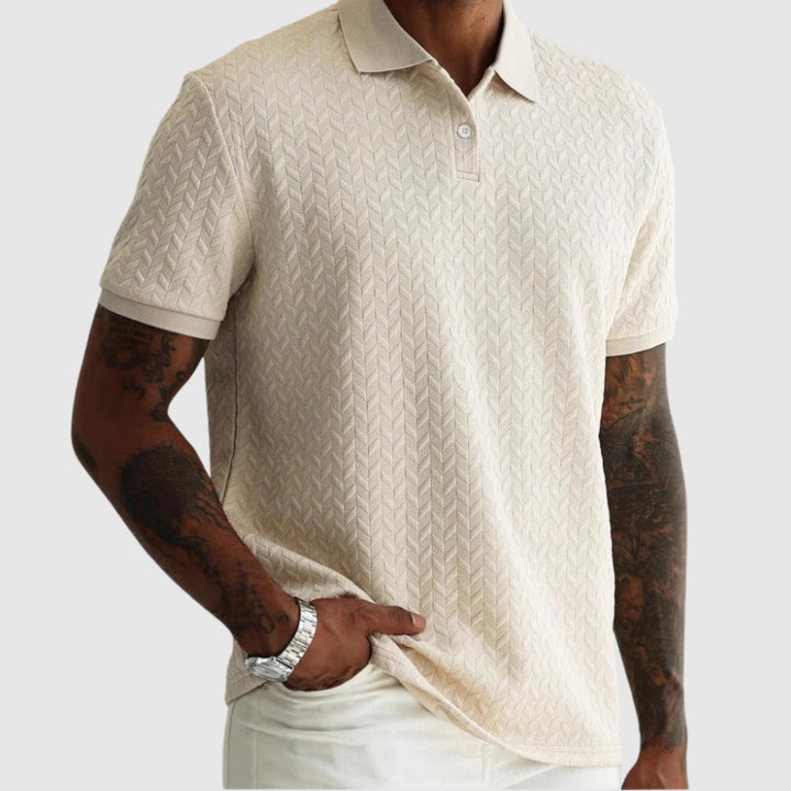 Λιμπουσέ – Δομημένο πόλο μπλουζάκι