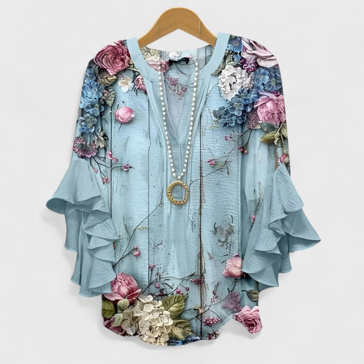 Ελισάβετ - Καλοκαιρινό Καζούαλ Μπλουζάκι