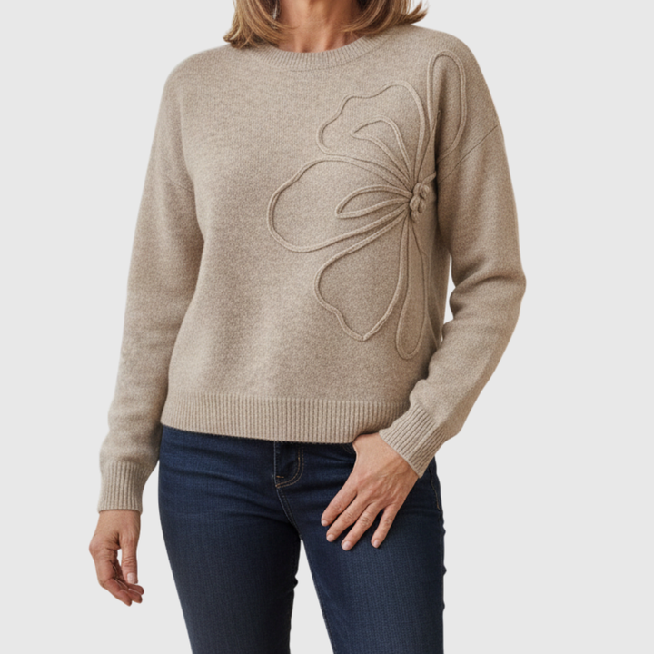 Ίρις | Κομψό Σουέτερ Flora Line 