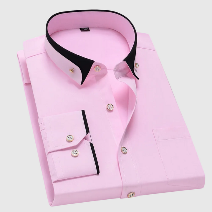 Γιώργος | Κλασικό μπαμβακερό πουκάμισο με μακριά μανίκια