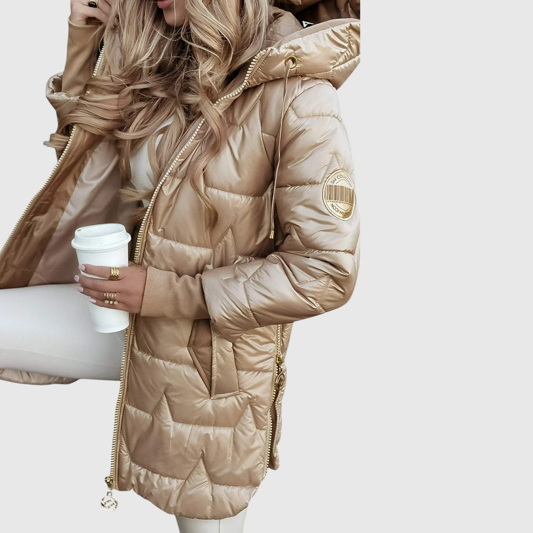 Νόλβεν – Κομψό γυναικείο παλτό με κούκουλα