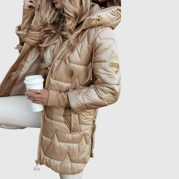 Νόλβεν – Κομψό γυναικείο παλτό με κούκουλα