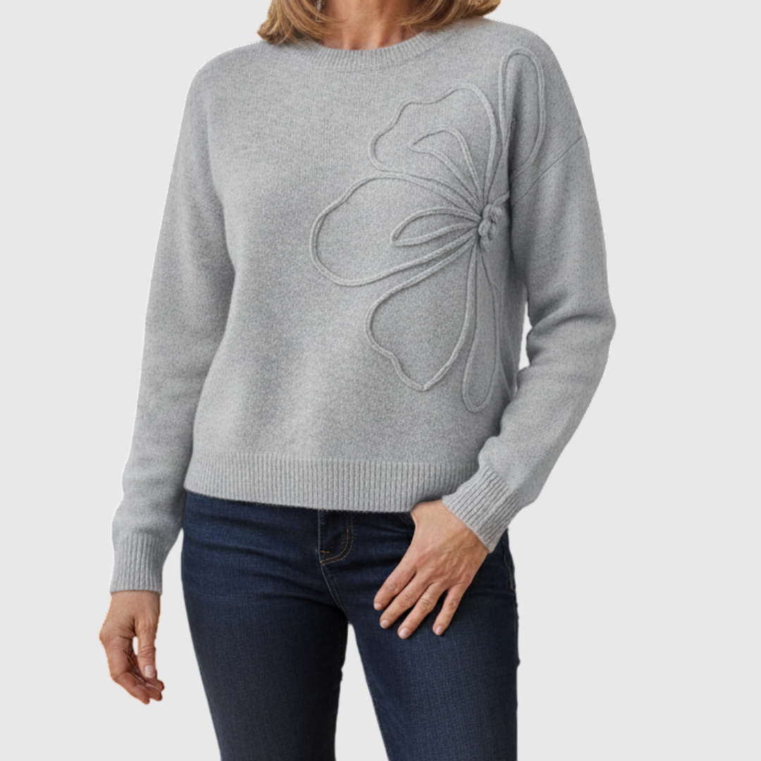 Ίρις | Κομψό Σουέτερ Flora Line 
