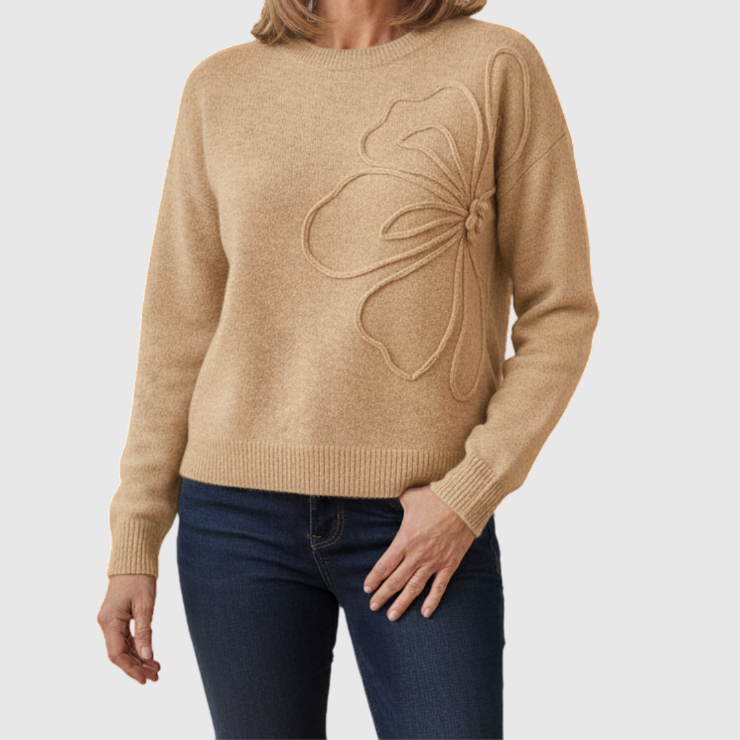 Ίρις | Κομψό Σουέτερ Flora Line 