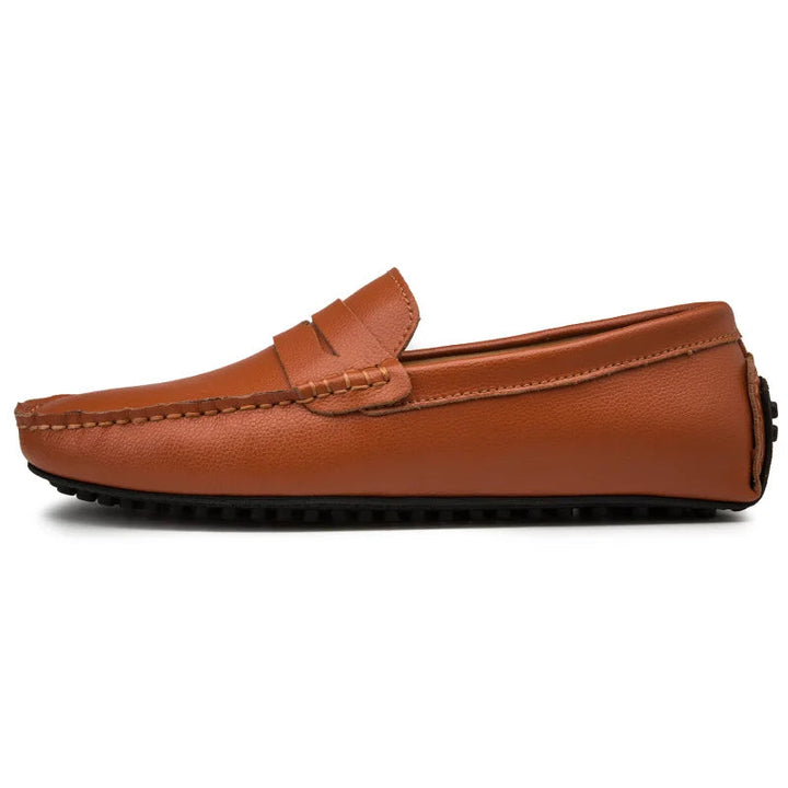 Αναπαυτικά Δερμάτινα Καλοκαιρινά Loafers 