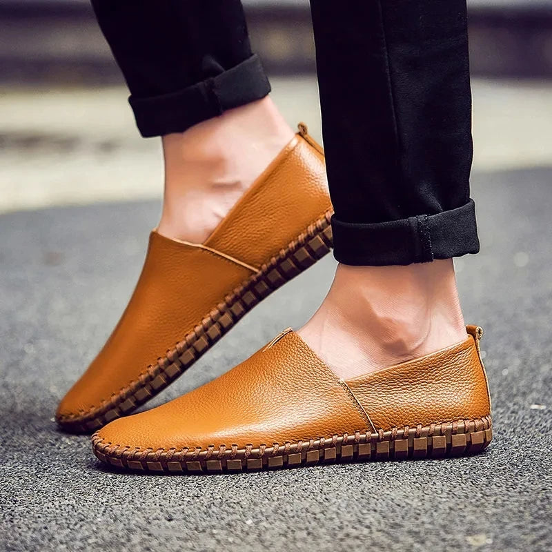 Αναπνεύσιμα Δερμάτινα Loafers