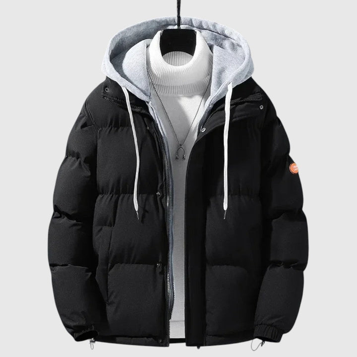 Ιλιάν - πούφφιν τζάκετ με κούκουλα 