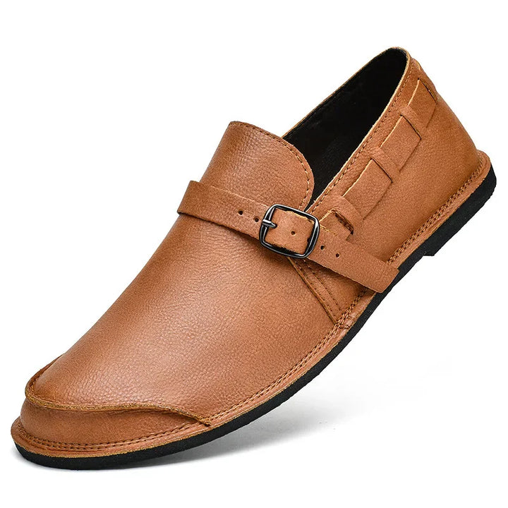 Σφιχτά Δερμάτινα Loafers