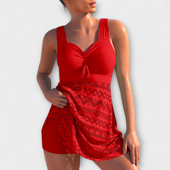 Ιζαμπέλα - Δίχρομο μαγιό με φούστα