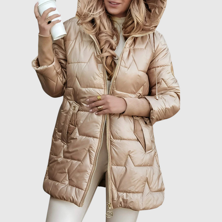 Νόλβεν – Κομψό γυναικείο παλτό με κούκουλα