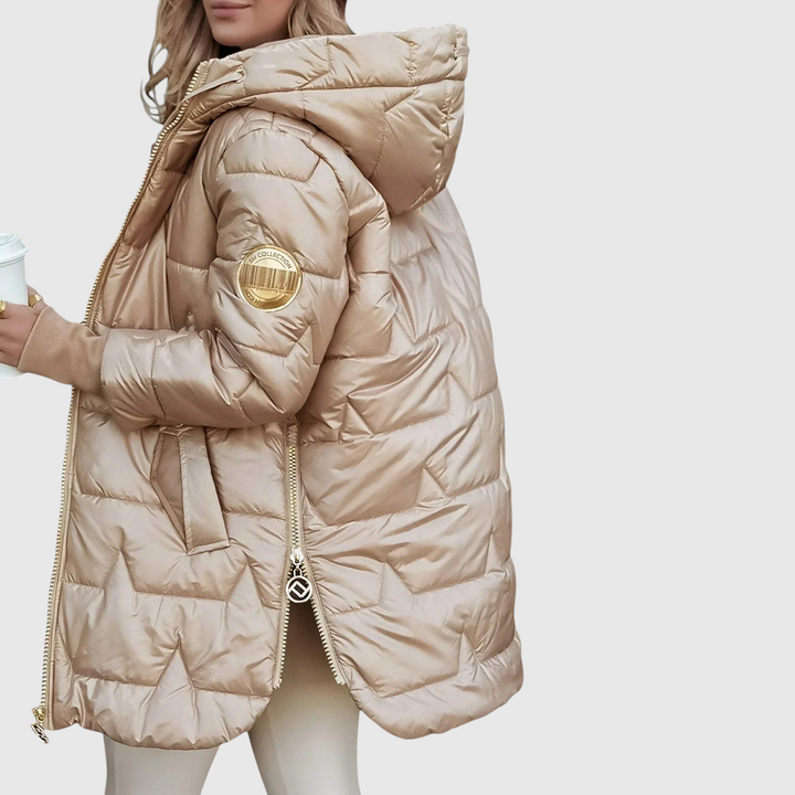 Νόλβεν – Κομψό γυναικείο παλτό με κούκουλα